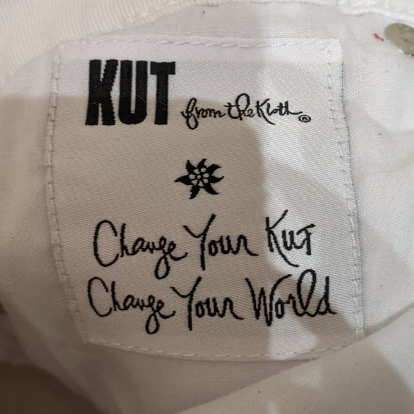 Kut from the Kloth BARDOT Skinny Boyfriend Crop Jeans Back Pocket Flaps - Picture 13 of 15